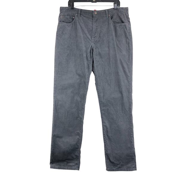 Best Made Co Mens Size 36W 32L Jeans Corduroy Straight Leg Cotton Grey